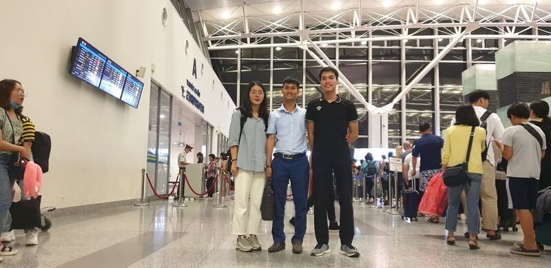 Tiễn Trần Bảo Cương bay sang Hàn Quốc kỳ tháng 9