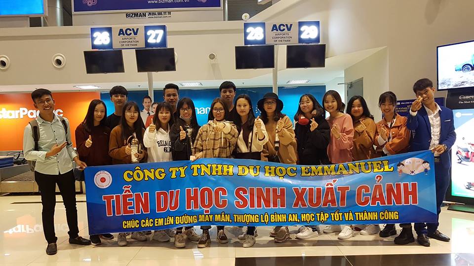 Du Học Hàn Quốc Emmanuel Chia Tay Các Em Đi Du Học Hàn Quốc Kỳ Tháng 12 - 2018.